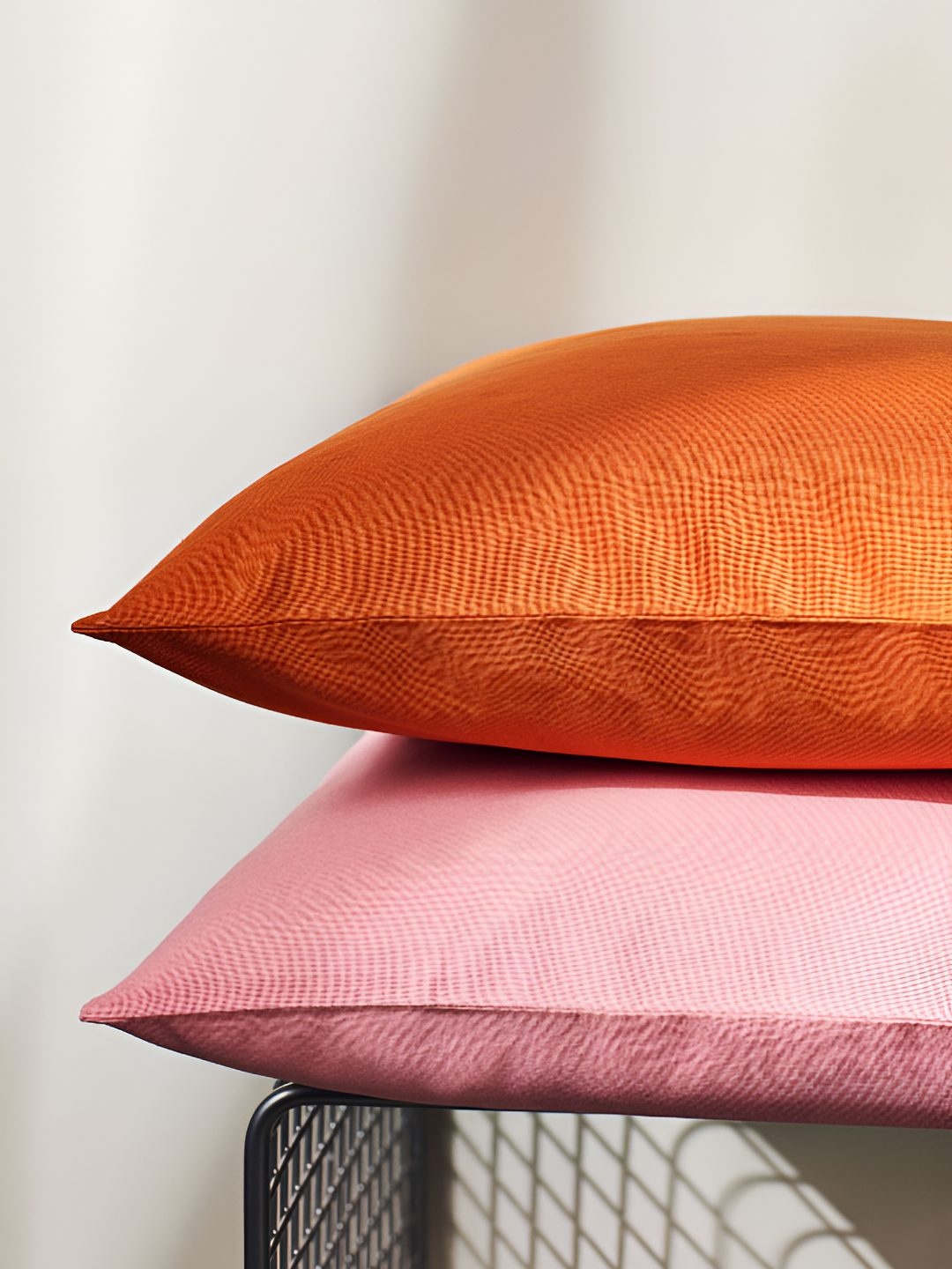 

H&M Pink & Orange 2 Pack Cotton Canvas Cushion Covers