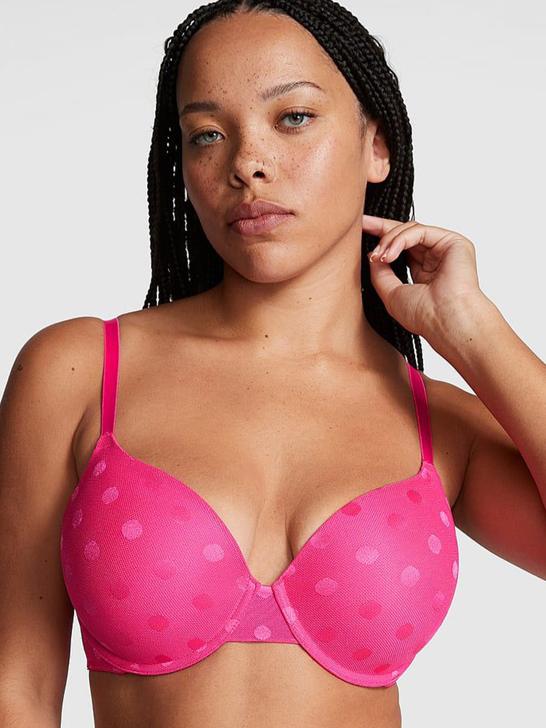 

Victoria's Secret Bra Medium Coverage Underwired Lightly Padded, Pink