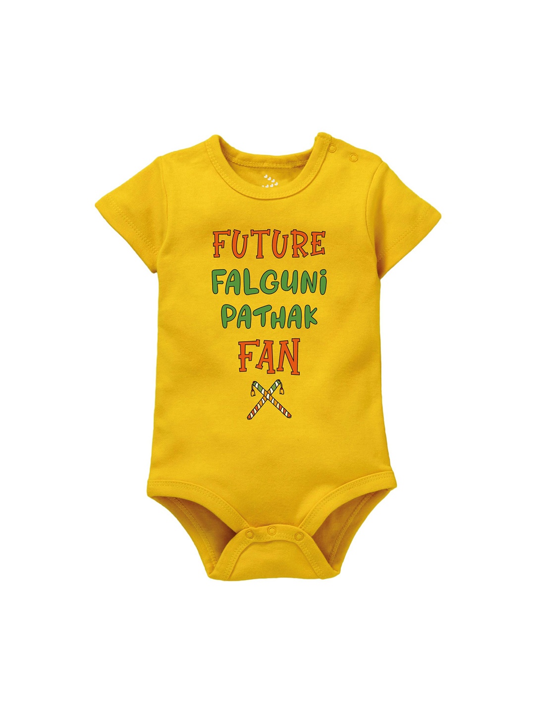 

Zeezeezoo Kids Printed Pure Cotton Bodysuit, Yellow