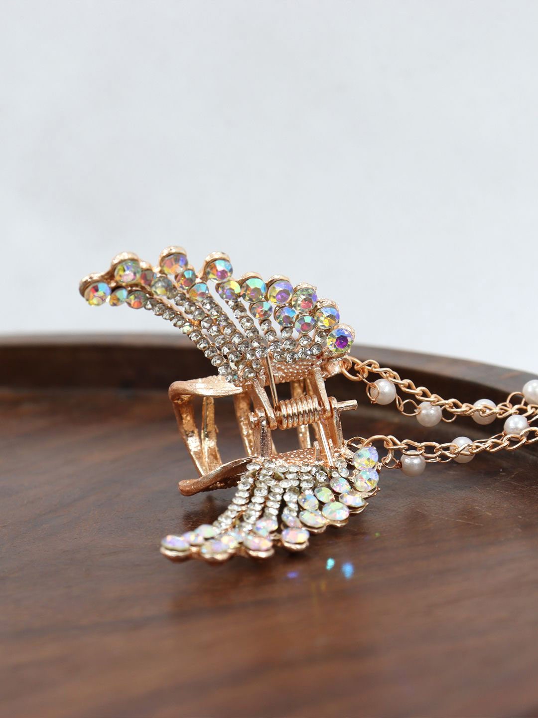 

FIMBUL Women Embellished Claw Clip, Gold