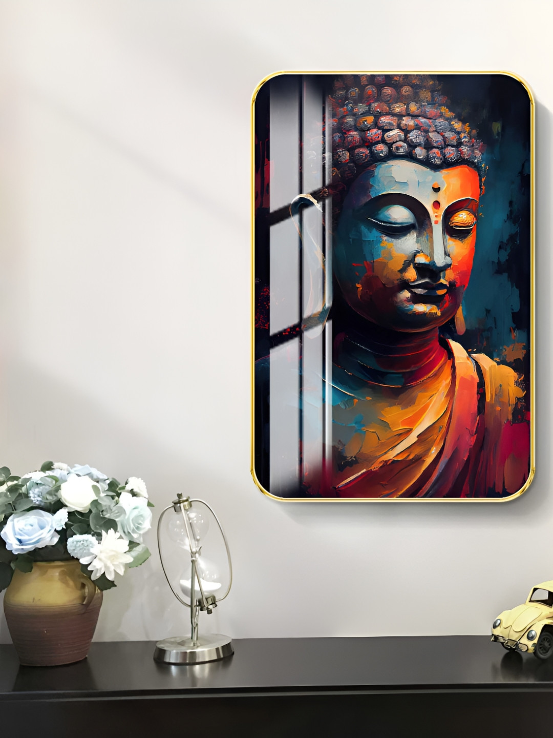 

WALLMAX Gold-Toned Wooden Wall Art