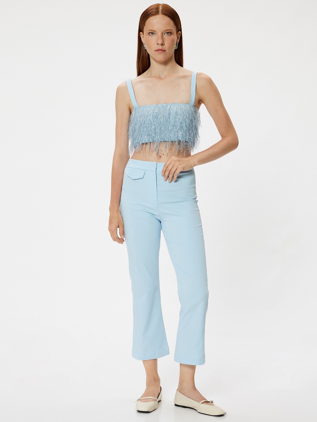 

Koton Women Solid Mid-Rise Jeans, Blue