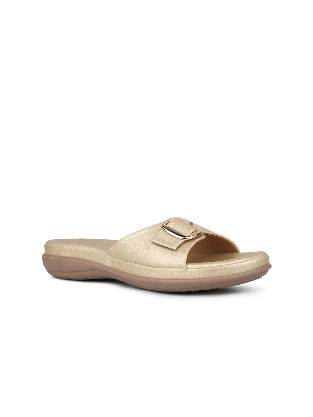 

Inc 5 Women Open Toe Flats, Champagne