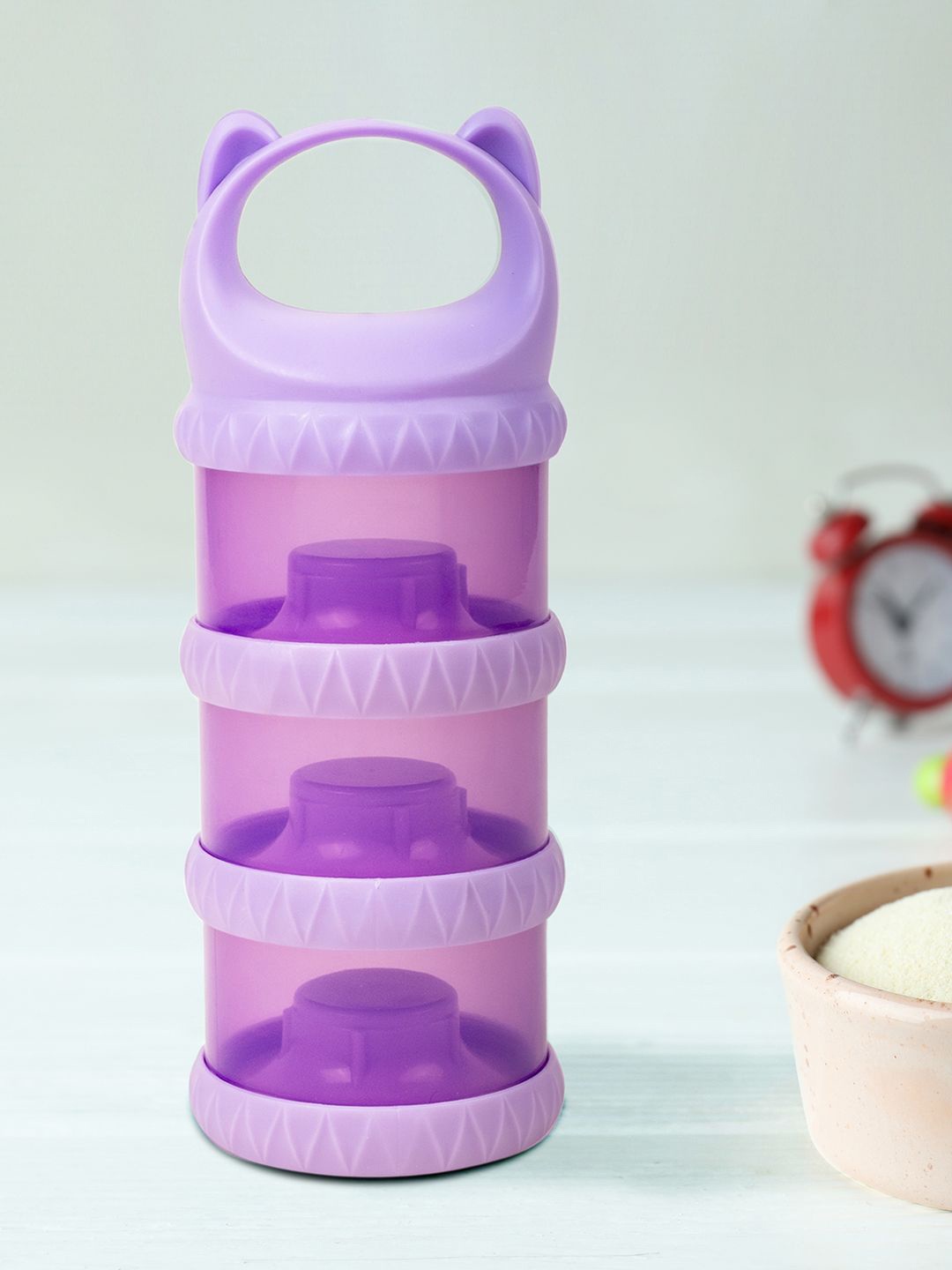 

Baby Moo Purple 3-Layers BPA Free Feeding Essentials