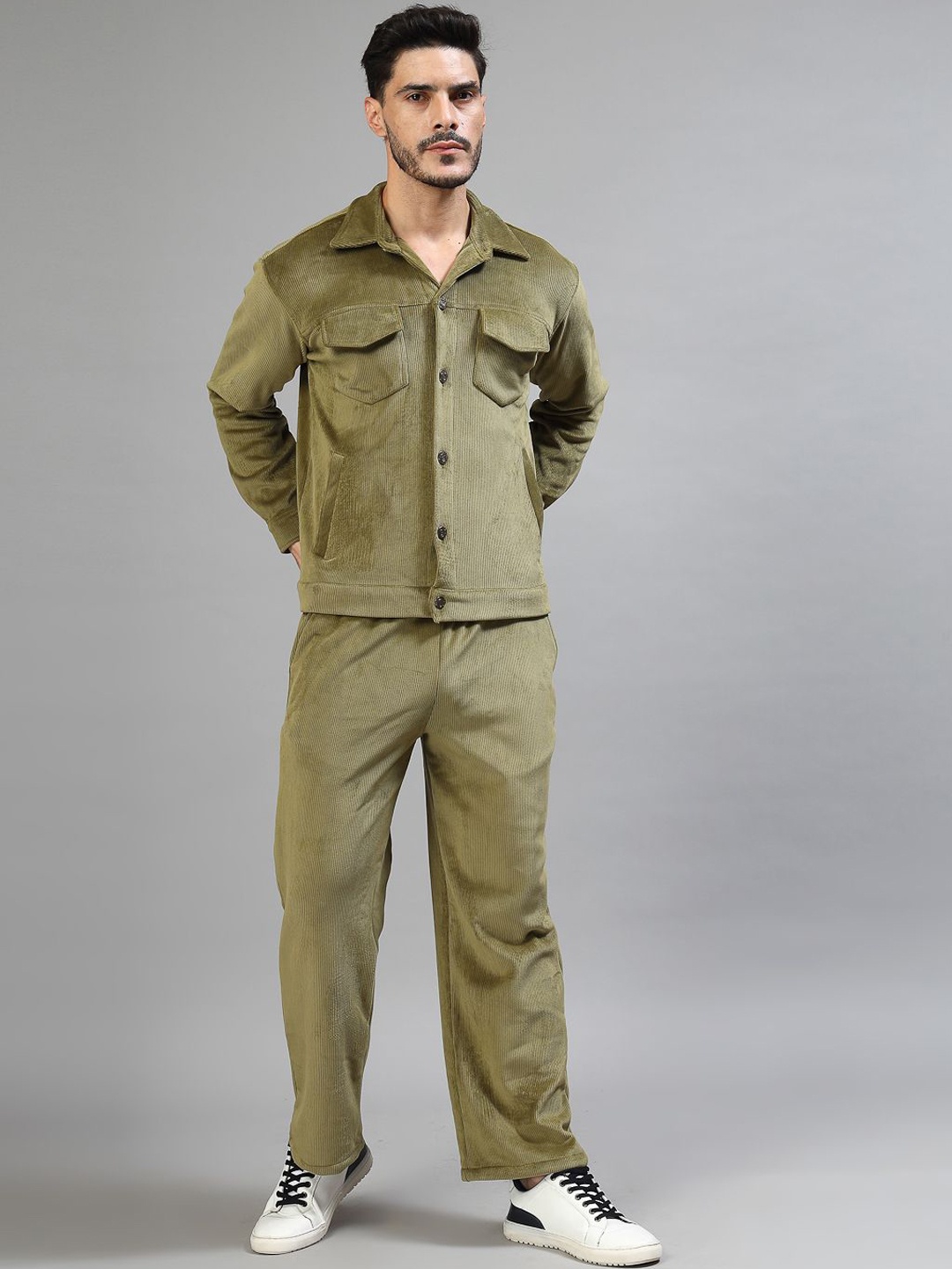 

NEUDIS Jacket & Trousers Co-Ords, Olive