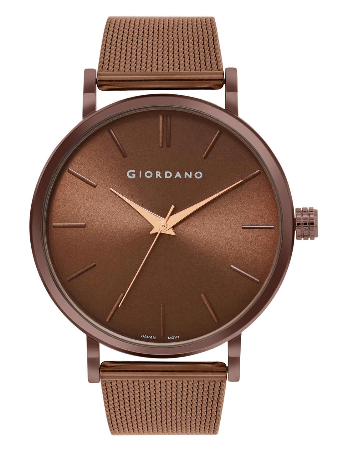 

GIORDANO Men Dial & Straps Analogue Motion Powered Watch GZ-50109-22, Brown