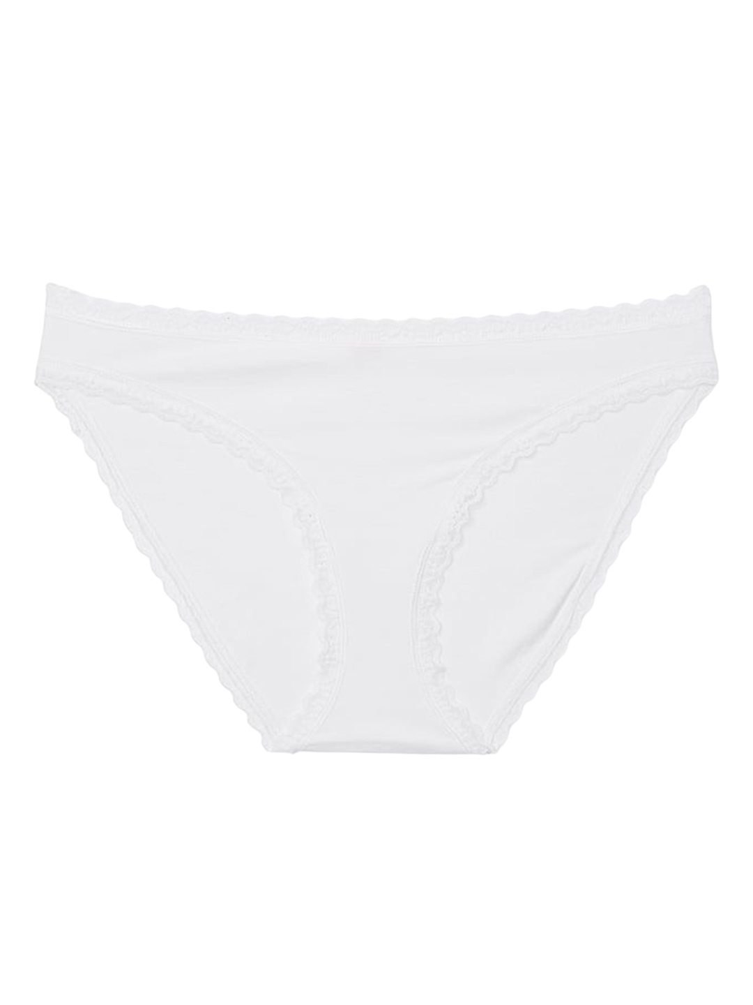 

Victoria's Secret Women Mid-Rise Lace Bikini Briefs, White