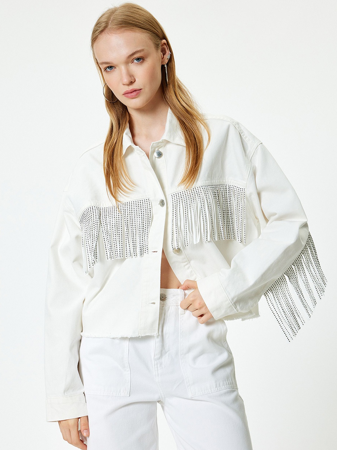

Koton Women Tailored Jacket, White