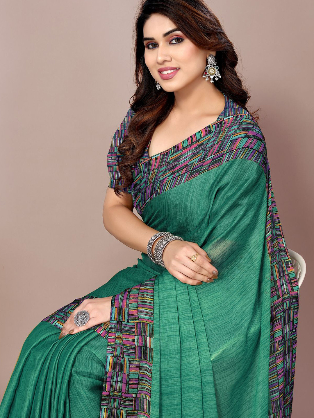 

KALINI Saree, Green