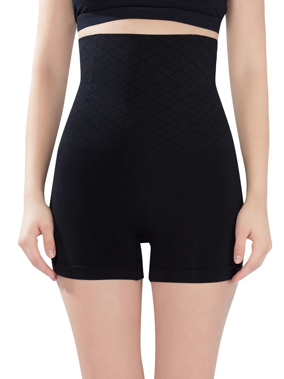 

PLUMBURY Women Seamless Tummy Tucker Shapewear, Black