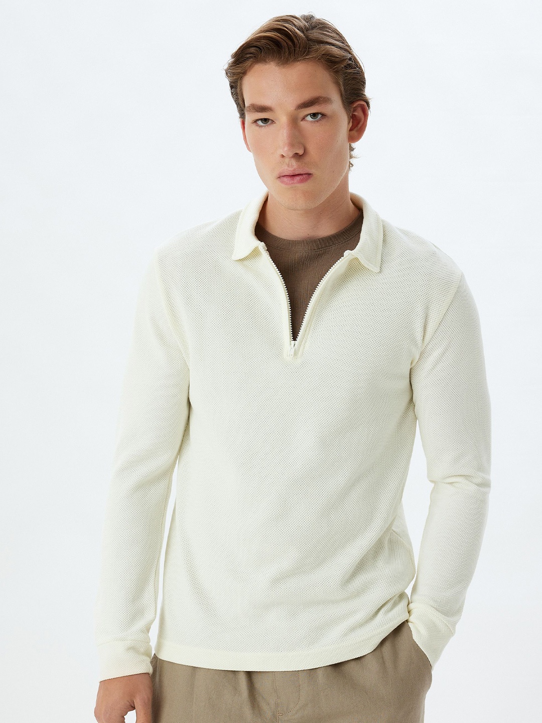 

Koton Men Long Sleeves Pullover, White