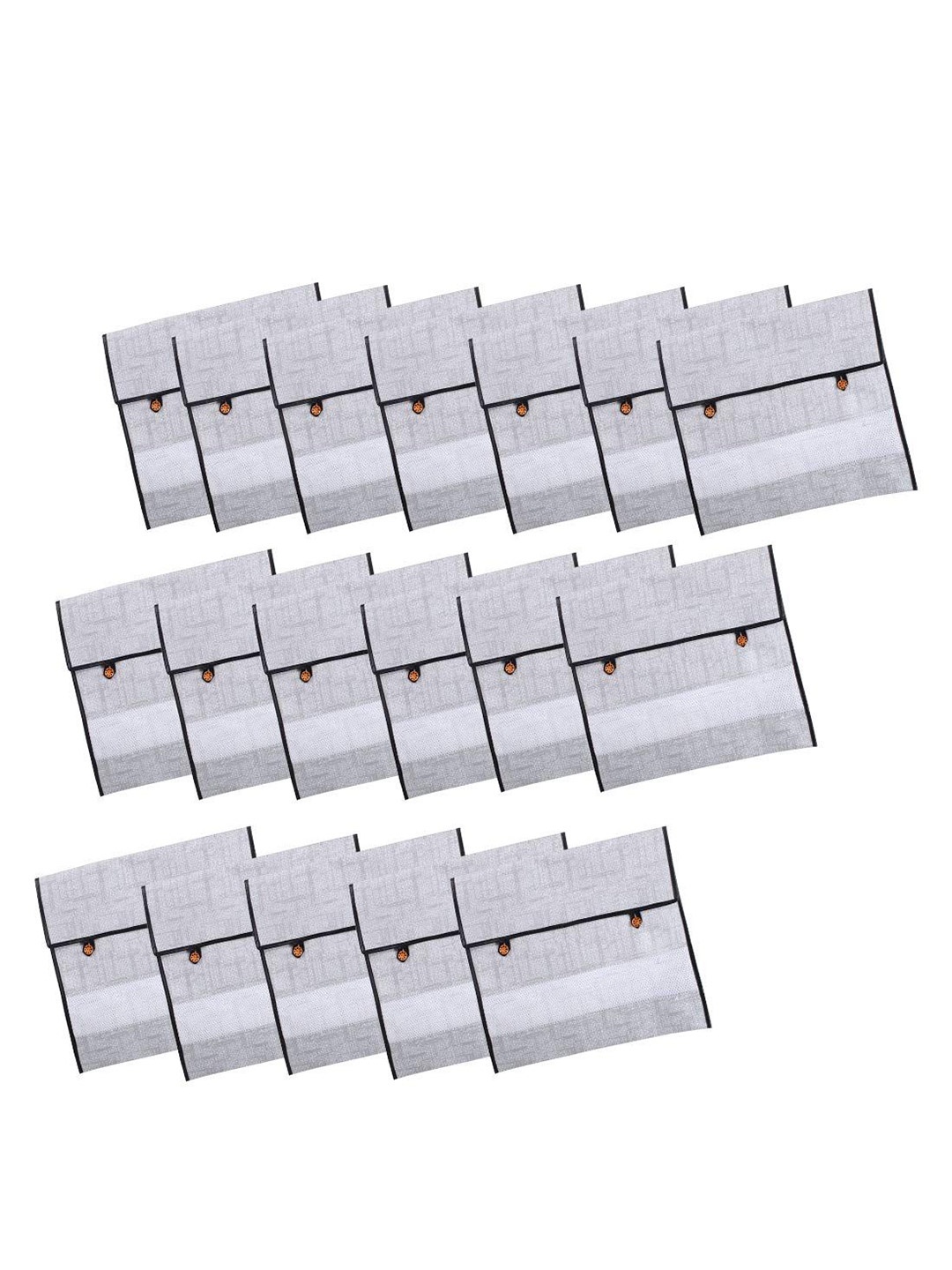 

prettykrafts Grey 18 Pieces Single Saree Organisers