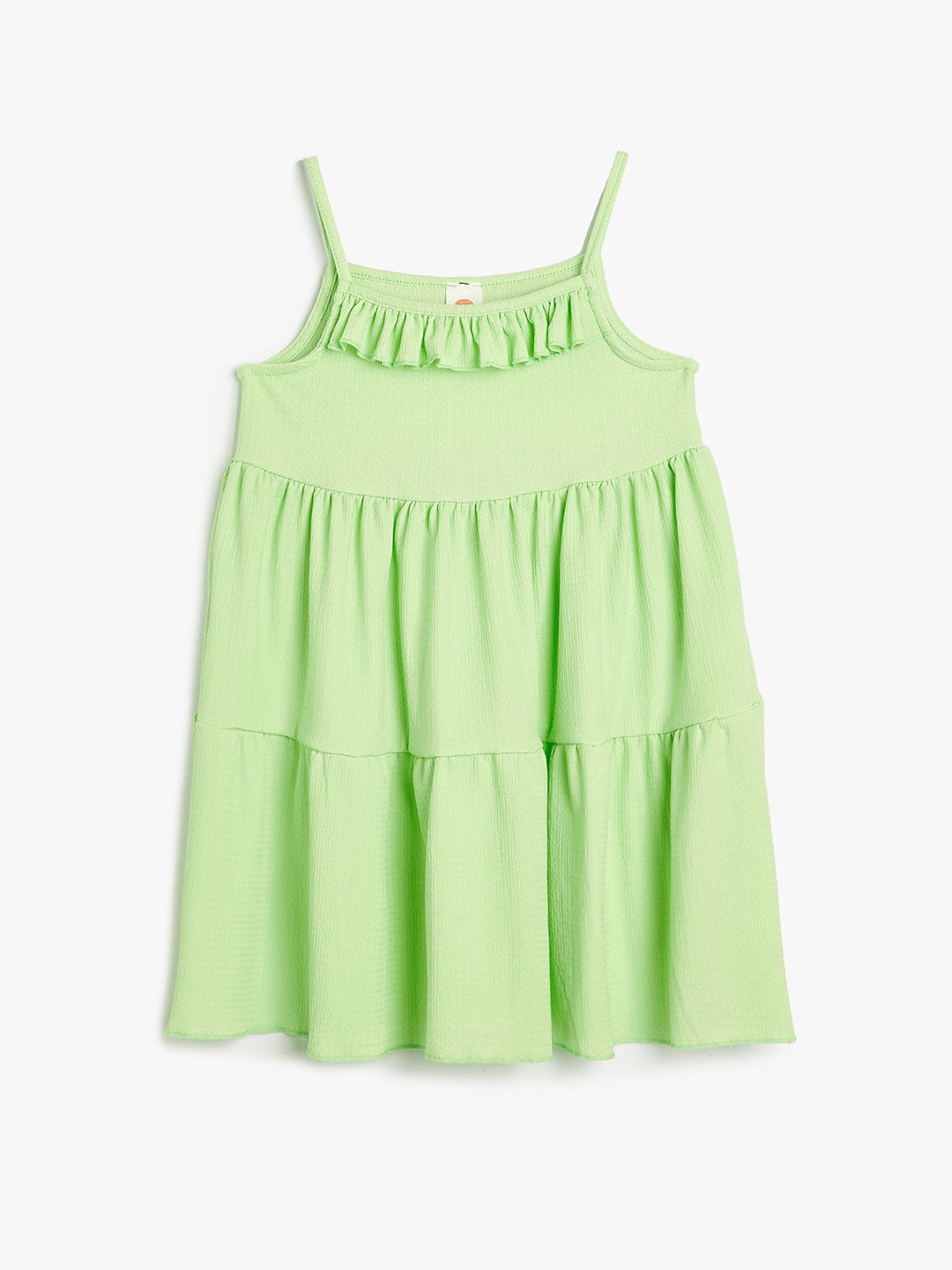 

Koton Girls Solid A-Line Dress, Green