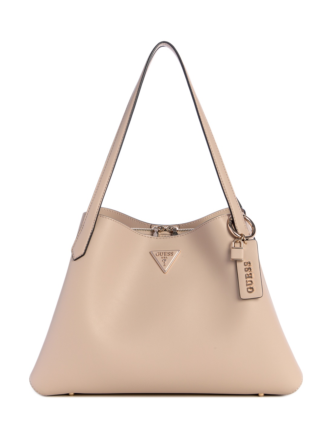 

GUESS Women Structured Tote Bag, Beige