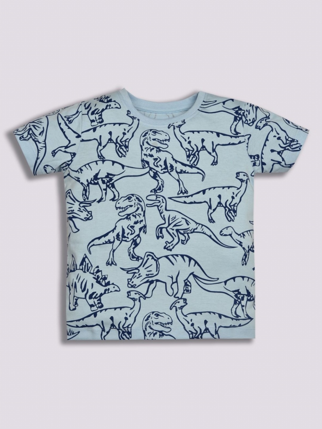 

YK Boys Conversational Printed Round Neck Cotton T-shirt, Blue