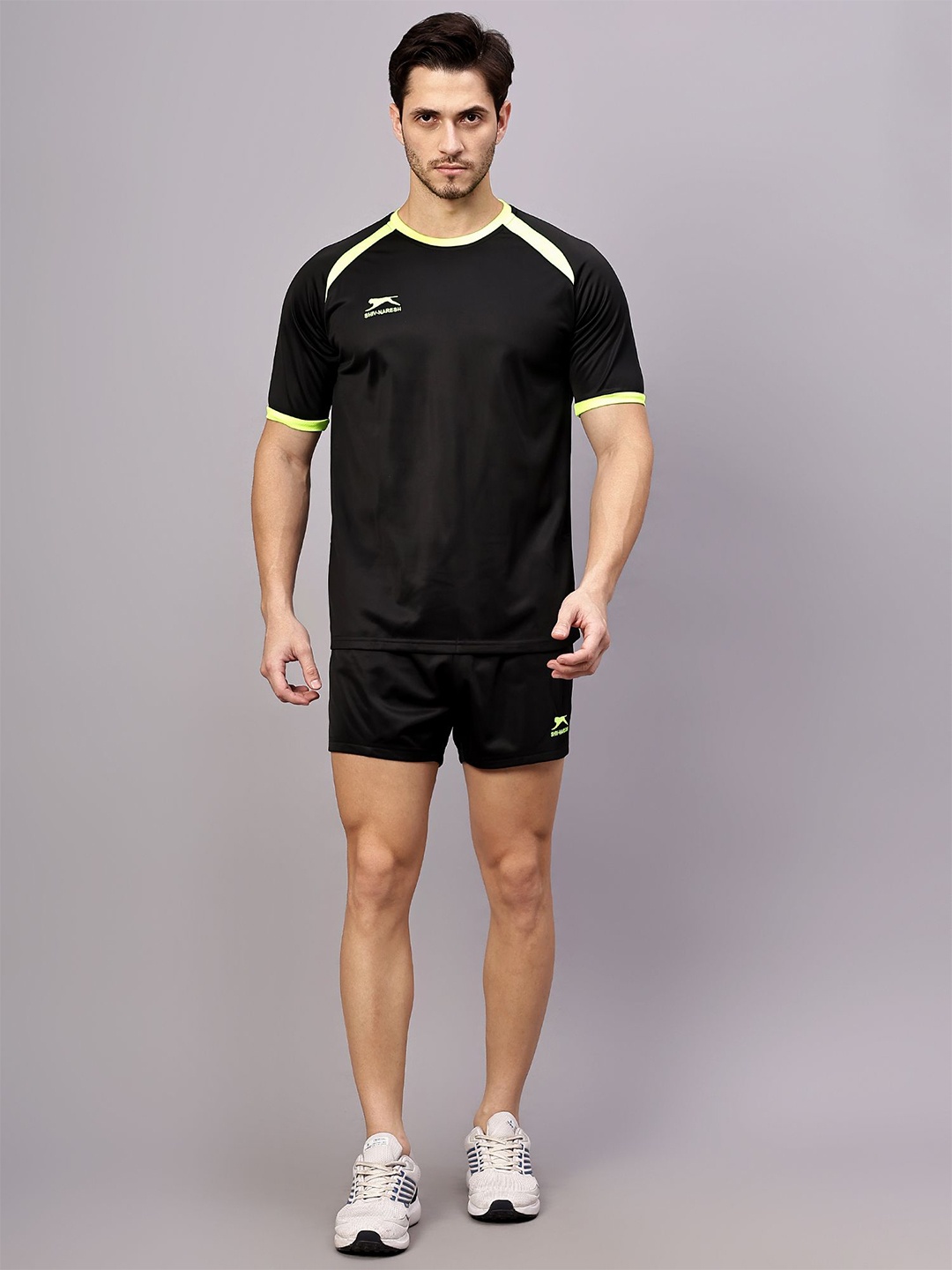 

Shiv Naresh Kabaddi Set T-Shirt & Shorts, Black