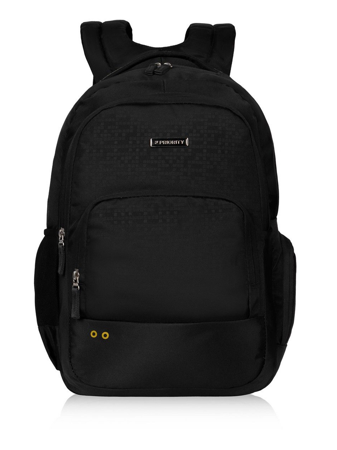 

Priority Unisex Printed Backpack, Black