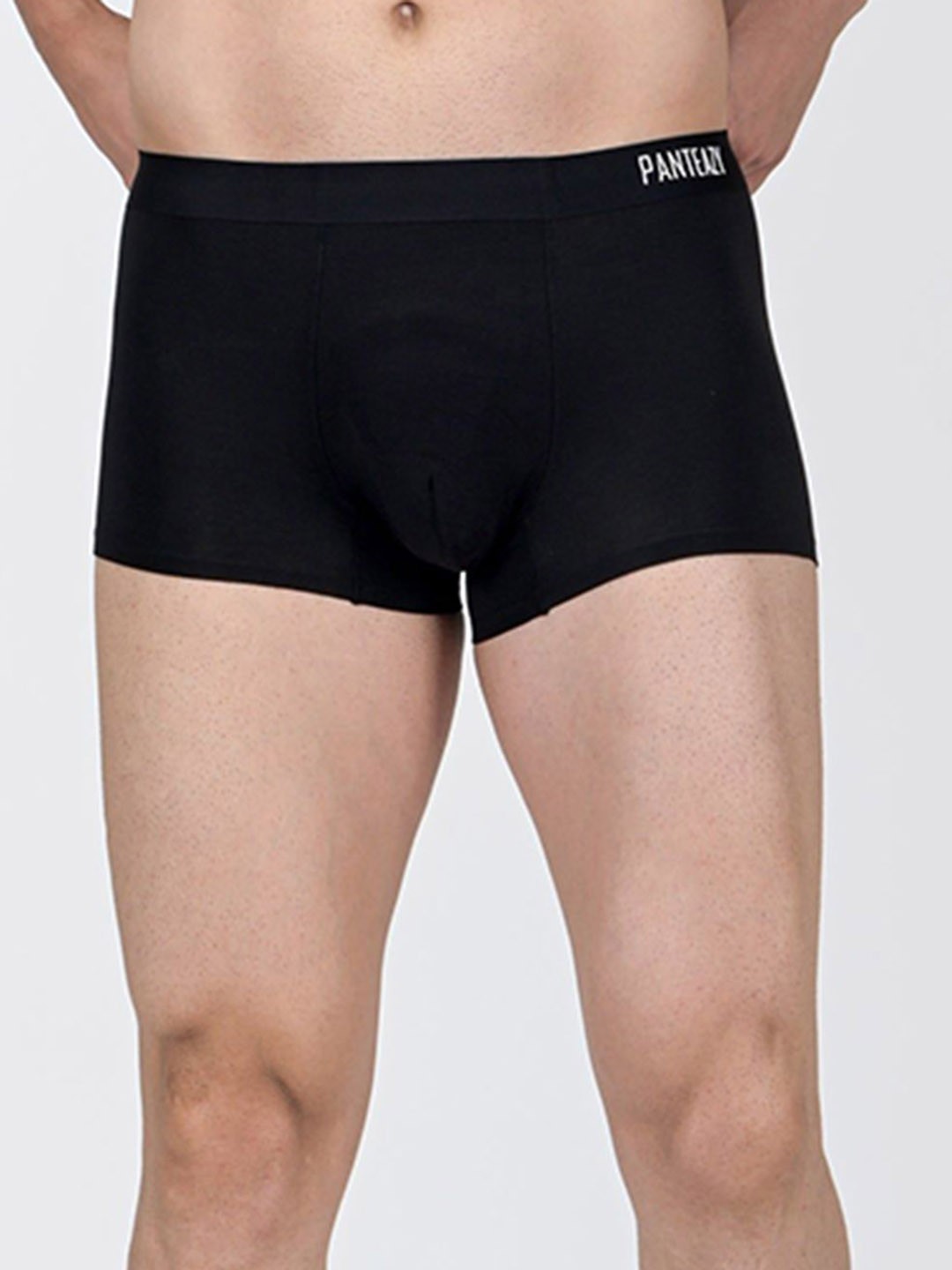 

PANTEAZY Men Mid Rise Breathability Trunks-KEV-2410-BSB-B-M-Black
