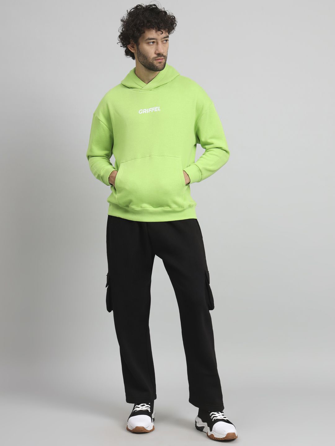 

GRIFFEL Men Mid-Rise Tracksuits, Green