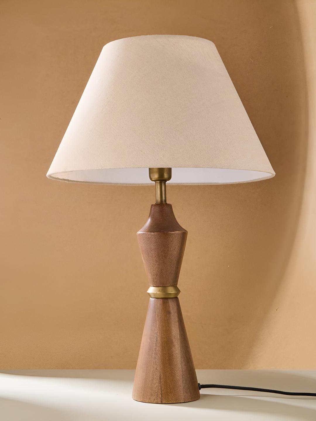 

Fabindia Natural Cotton Basix Tapered Drum Lampshade, Beige