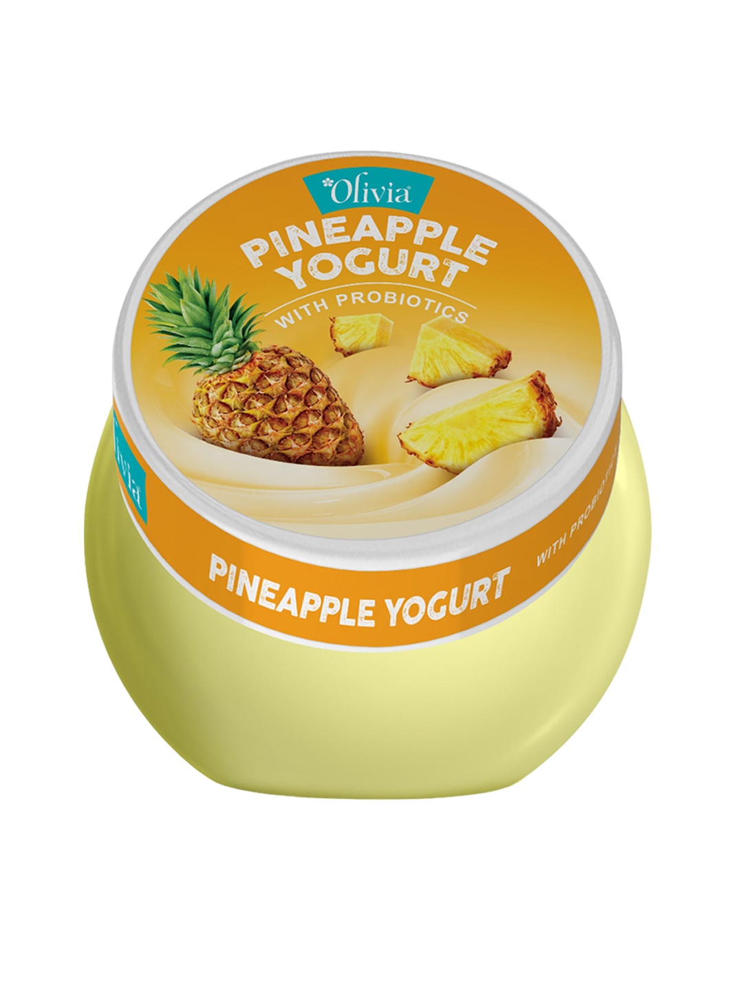 

Olivia Pineapple Yogurt With Probiotics Body Lotion -200 g, Yellow