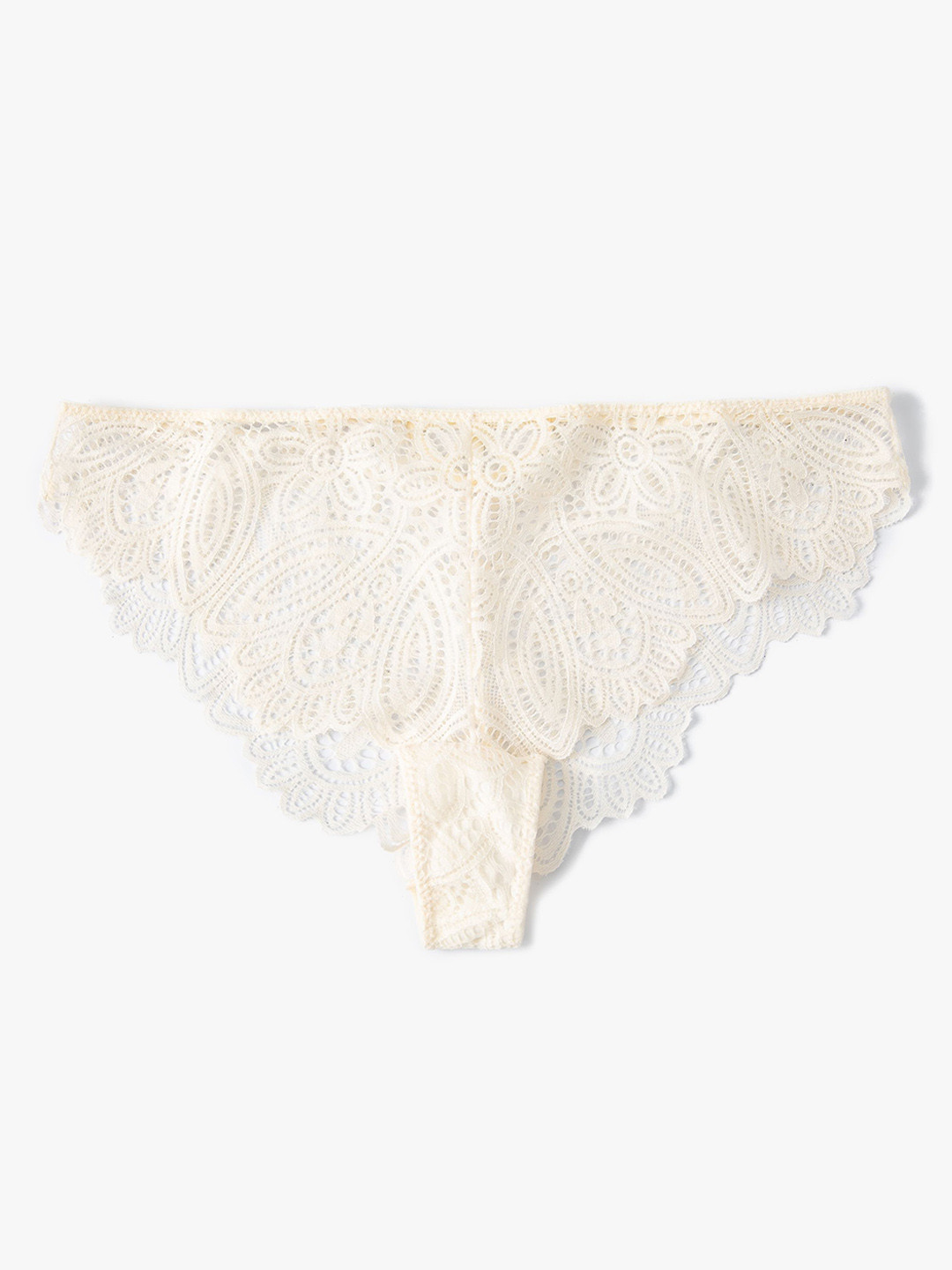 

Koton Women Self Design Basic Briefs 8684287137110, Cream