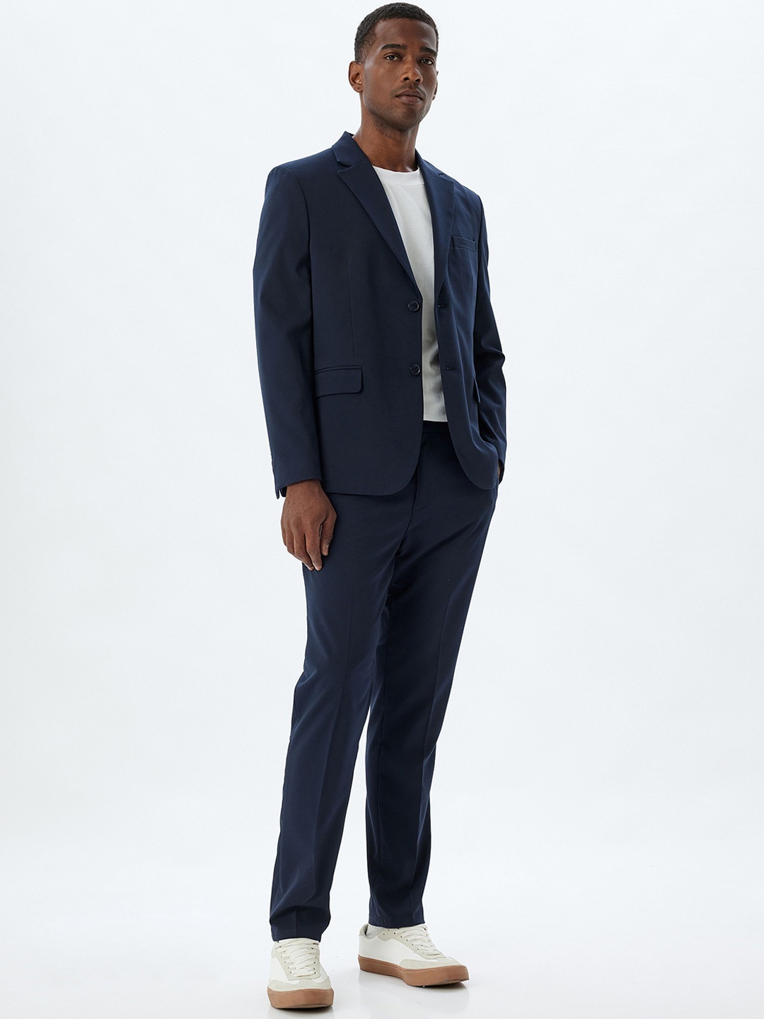 

Koton Single-Breasted Blazer, Navy blue