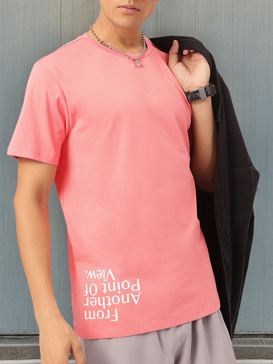 

Kook N Keech Prime Print Placement T-shirt, Pink