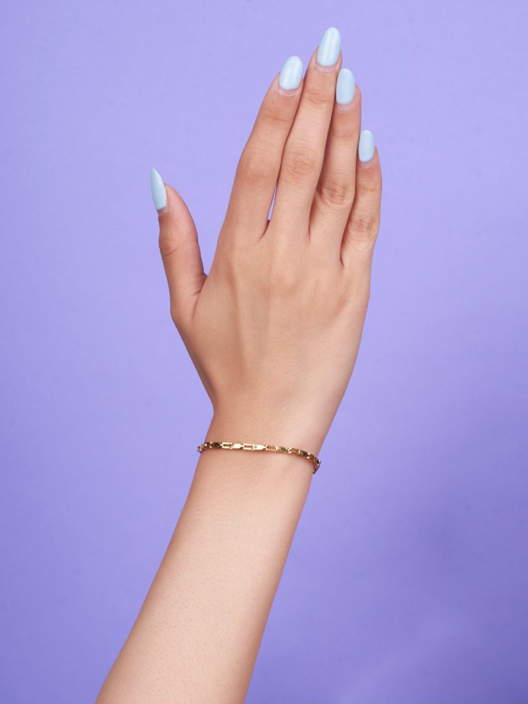 

SALTY Layered Chain Stainless Steel Link Bracelet, Gold