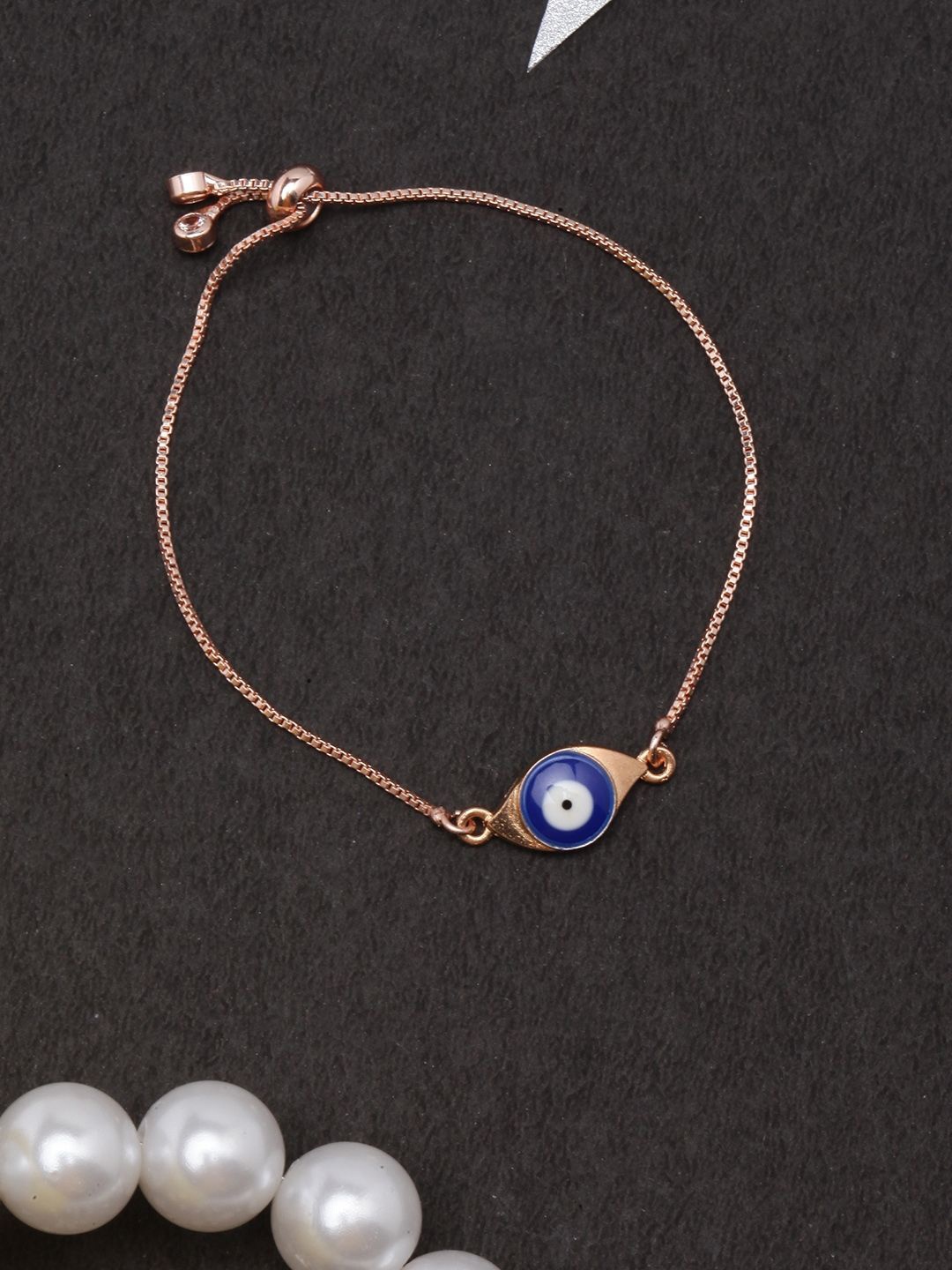 

KPOP Enamelled Rose Gold-Plated Charm Bracelet