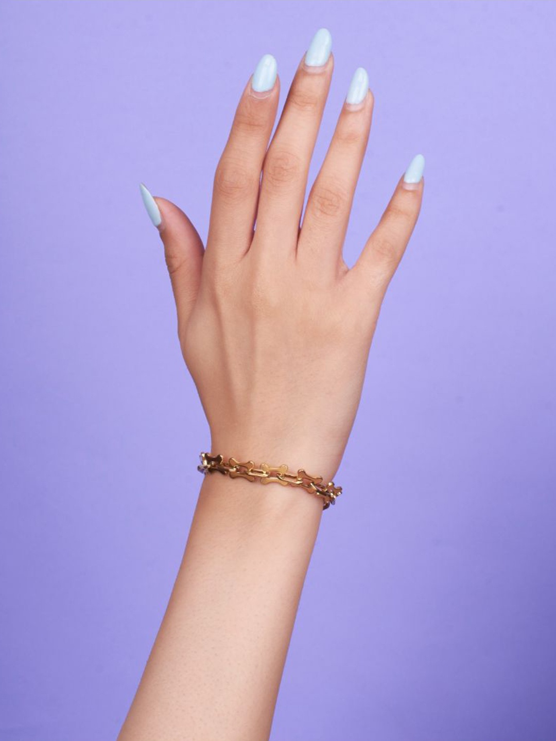 

SALTY Gold-Plated Wraparound Bracelet