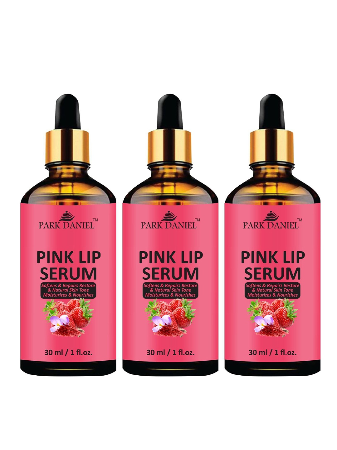

Park Daniel Set Of 3 Pink Lip Serum - 30 ml