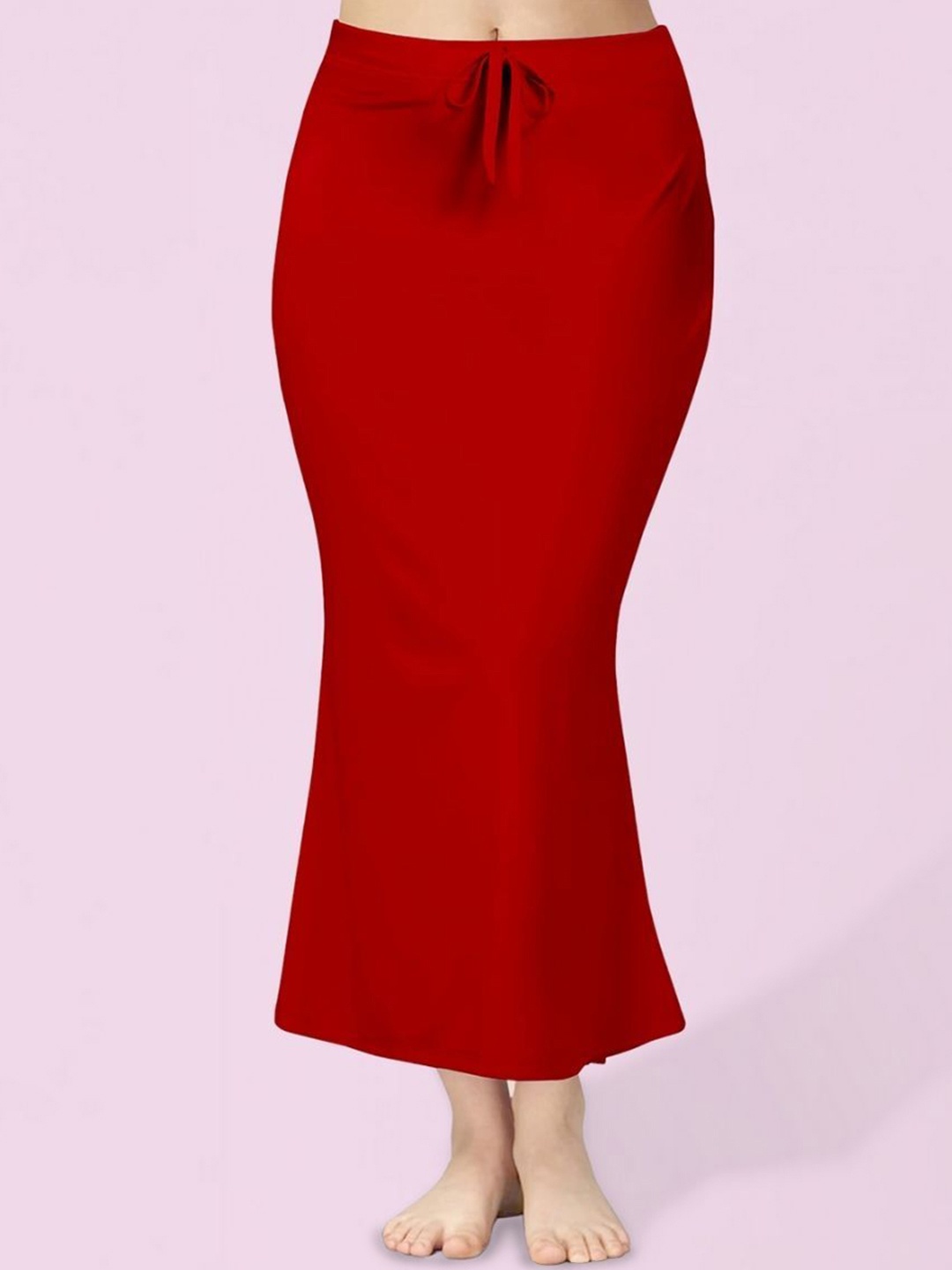 

CareDone Women Solid High Rise Saree Shapewear, Red