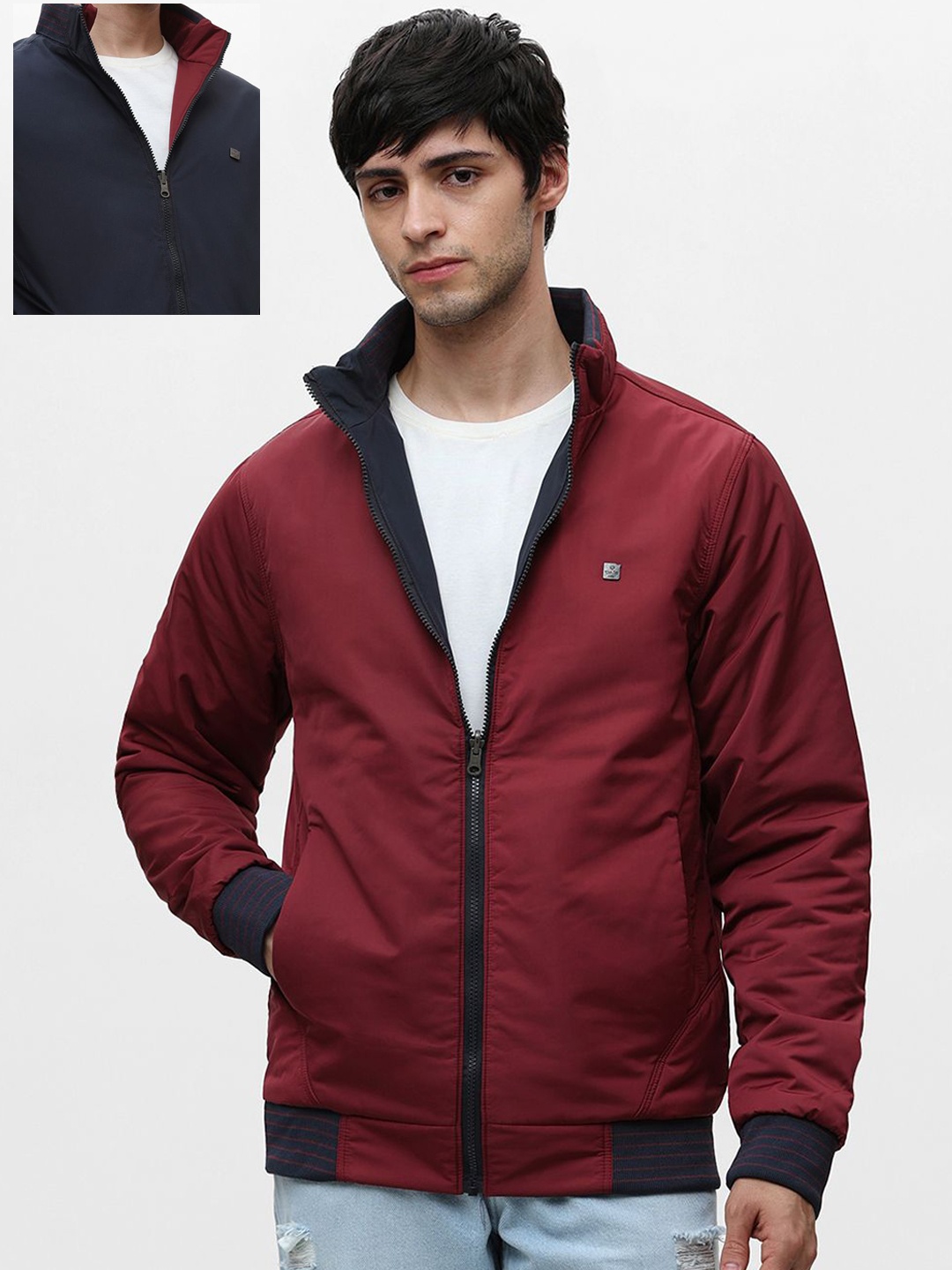 

Klub Fox Men Reversible Padded Jacket, Red