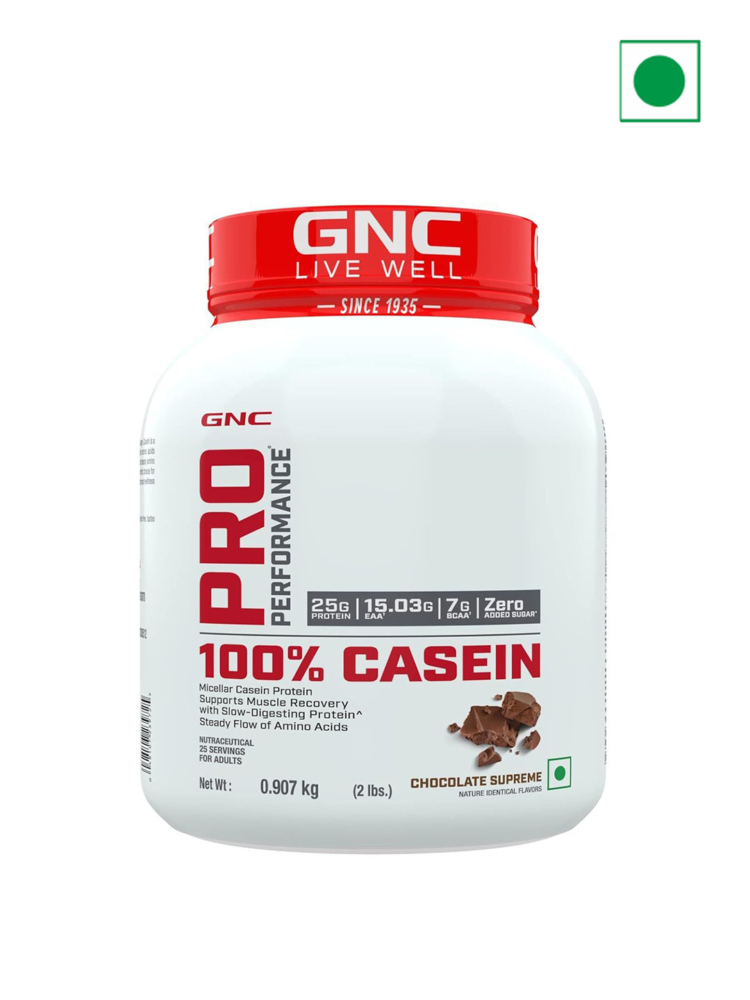 

GNC Pro Performance 100% Casein Protein -907 g -Chocolate Supreme, White