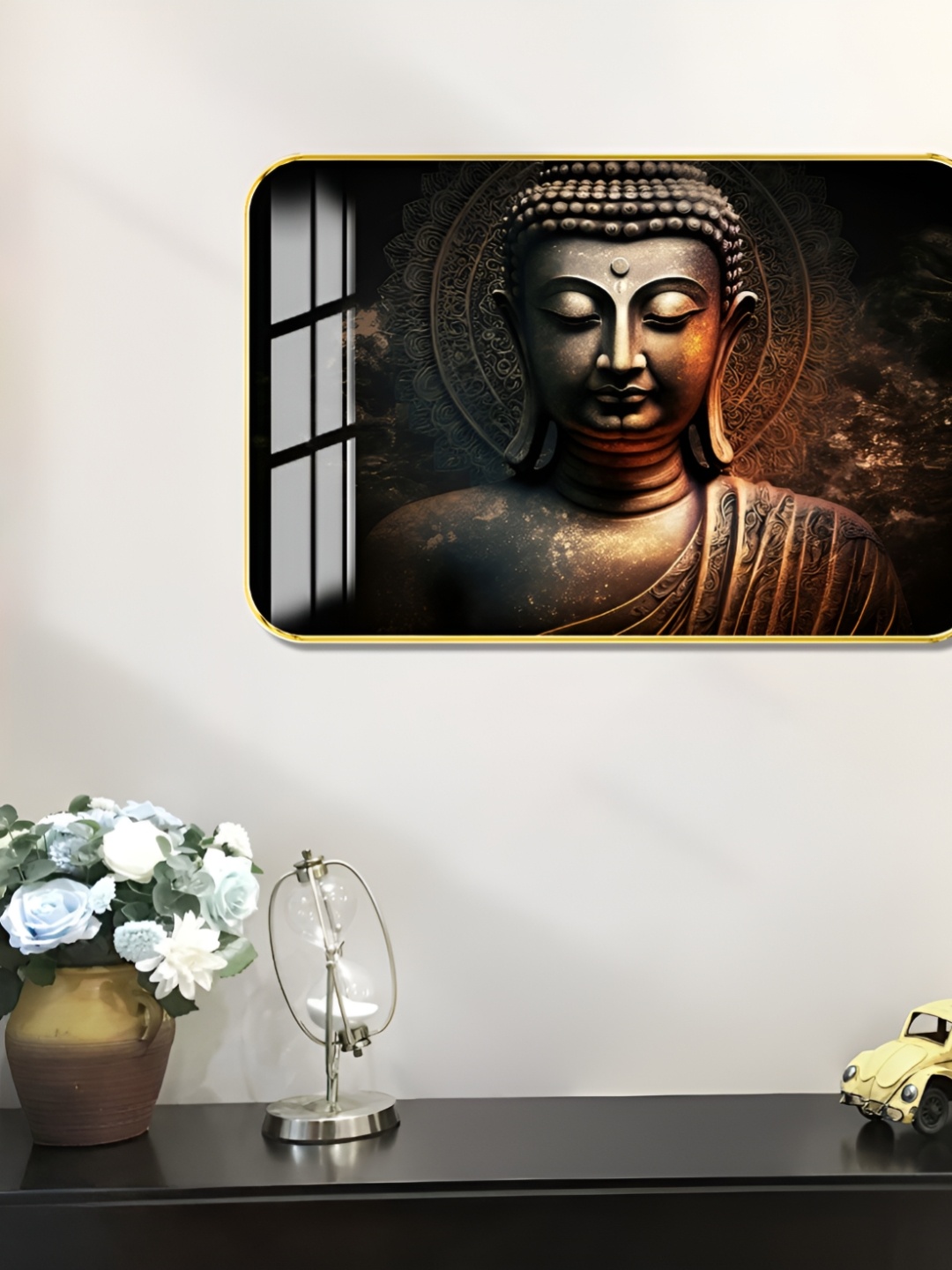 

WALLMAX Brown & Black Wooden Wall Art