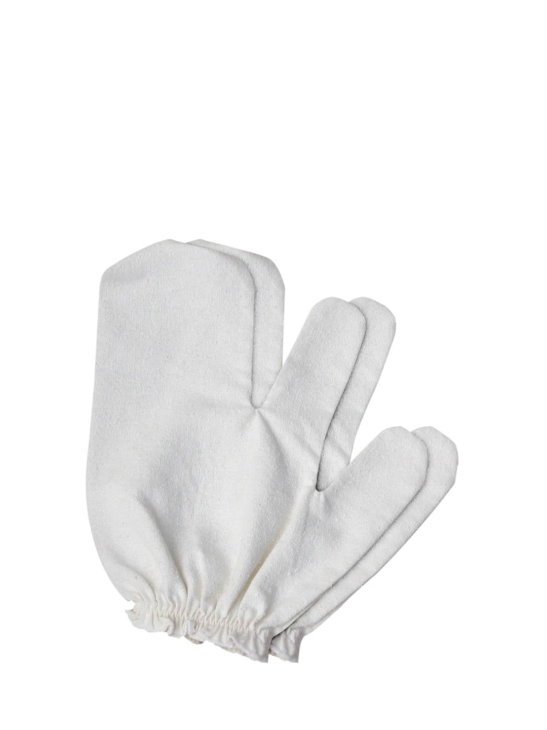 

ENLIWISH Raw Silk Garshana Dry Bath Glove, White