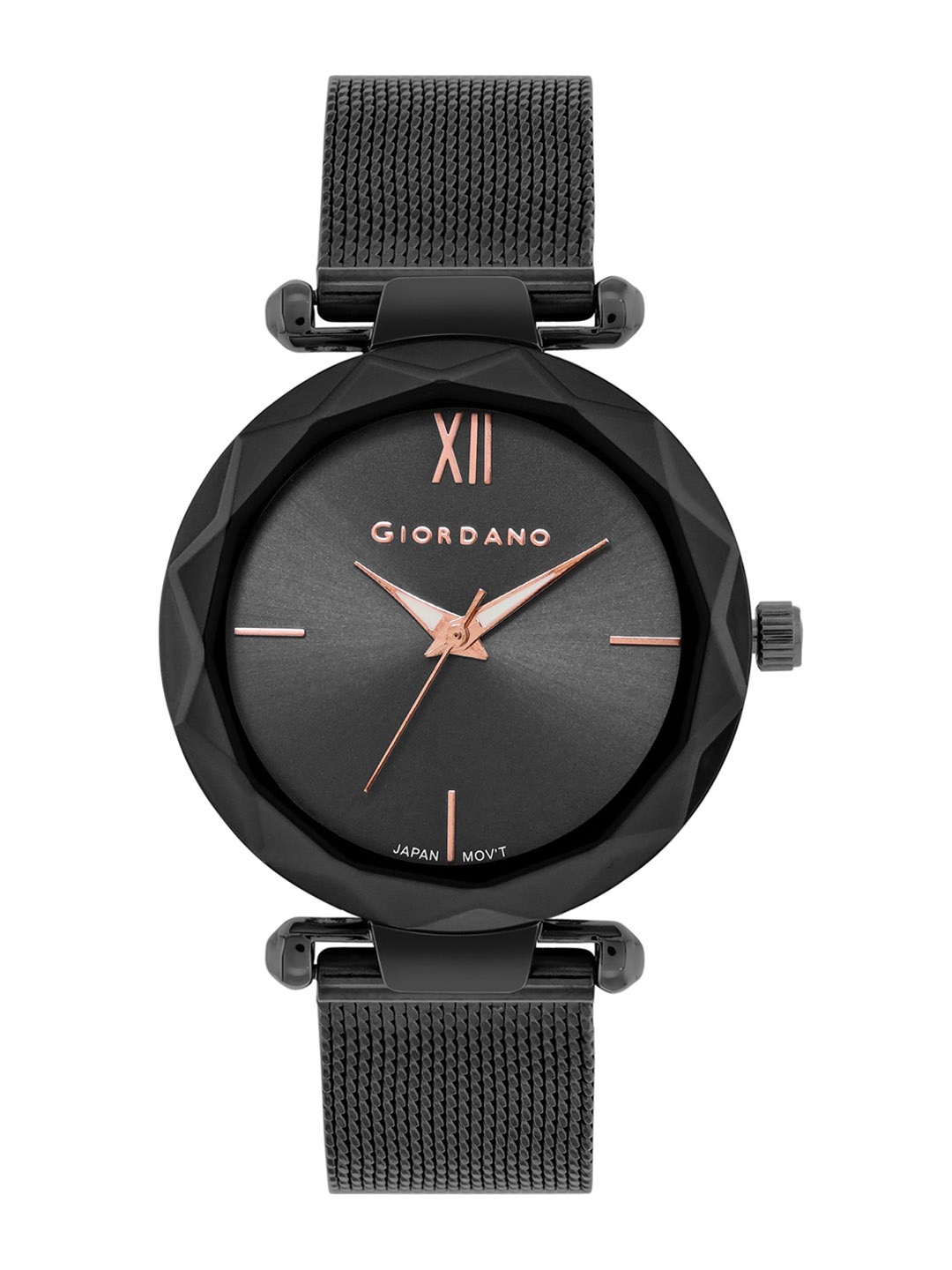 

GIORDANO Women Dial & Bracelet Style Straps Analogue Watch GZ-60042-33, Black