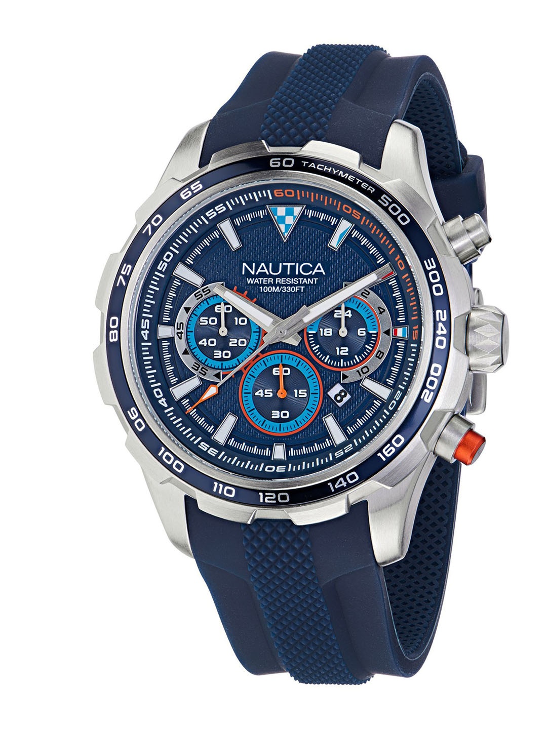 

Nautica Men Round Dial Analog Watch NAPNSF303, Blue