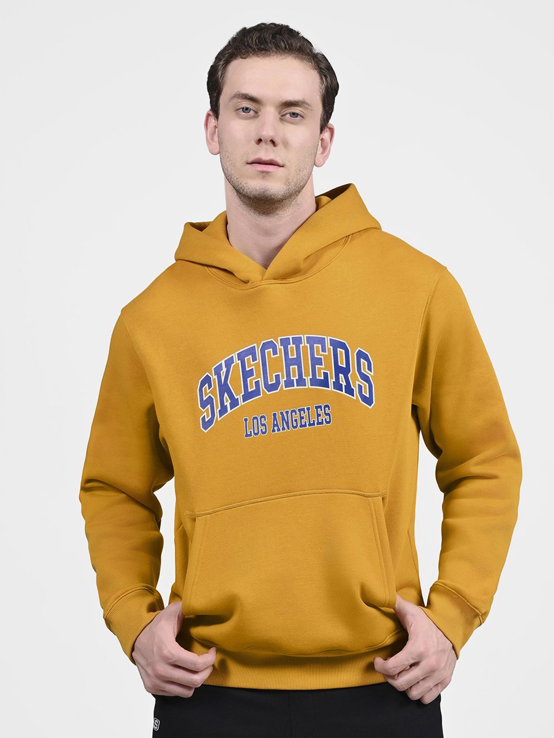 

Skechers Men Typography Printed Hood Pullover Sweatshirt, Yellow
