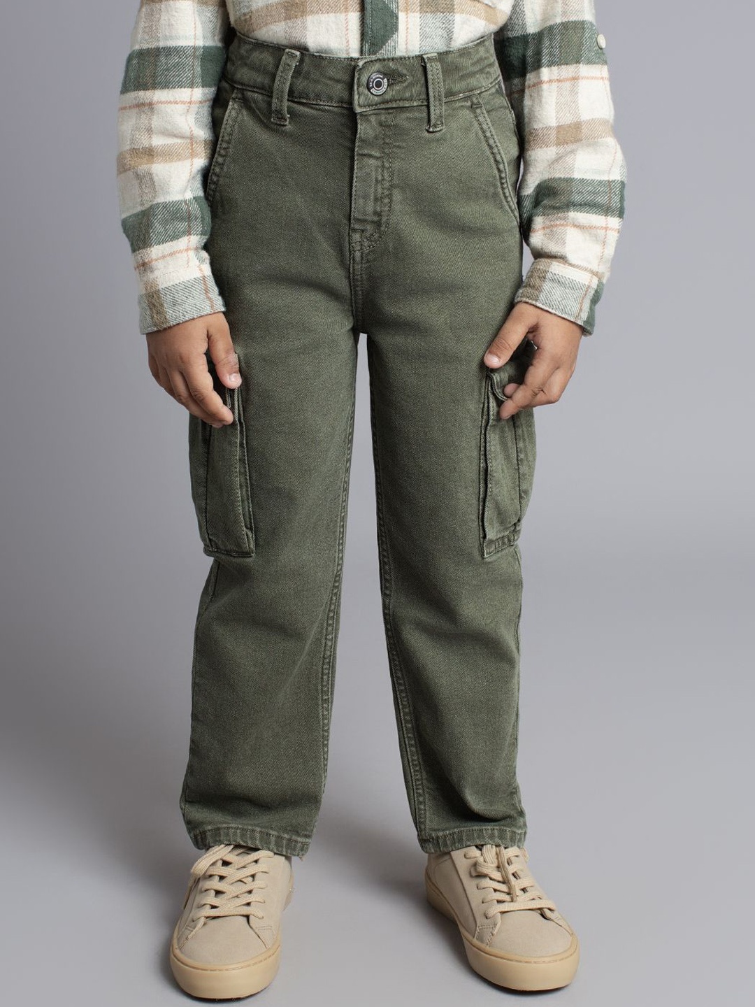 

Ed-a-Mamma Boys Comfort Stretchable Jeans, Olive