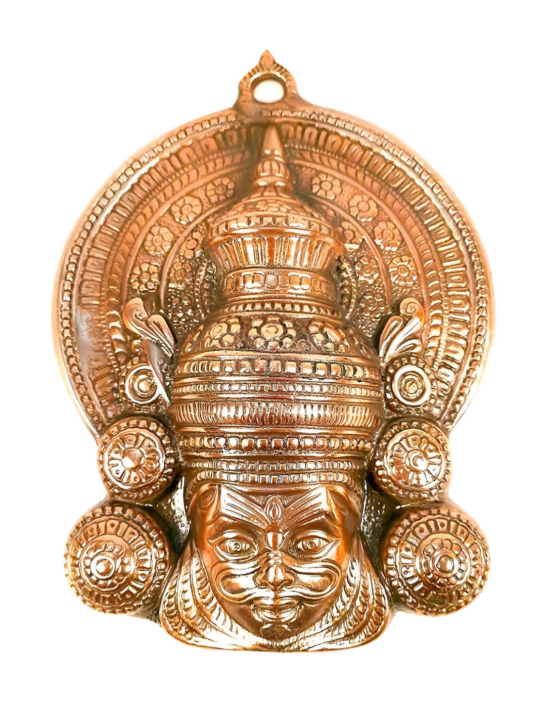 

apka mart Brown Wooden Traditional Kathakali Masks Wall Decor