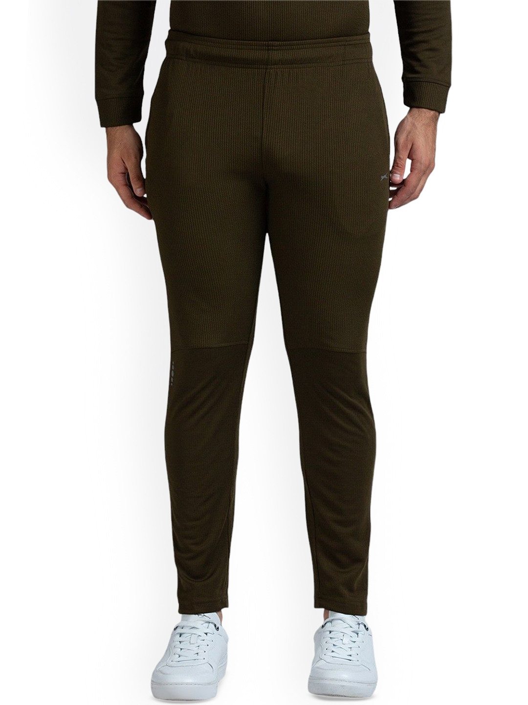 

Black Panther Men Ribbed Mid-Rise Track Pants, Olive