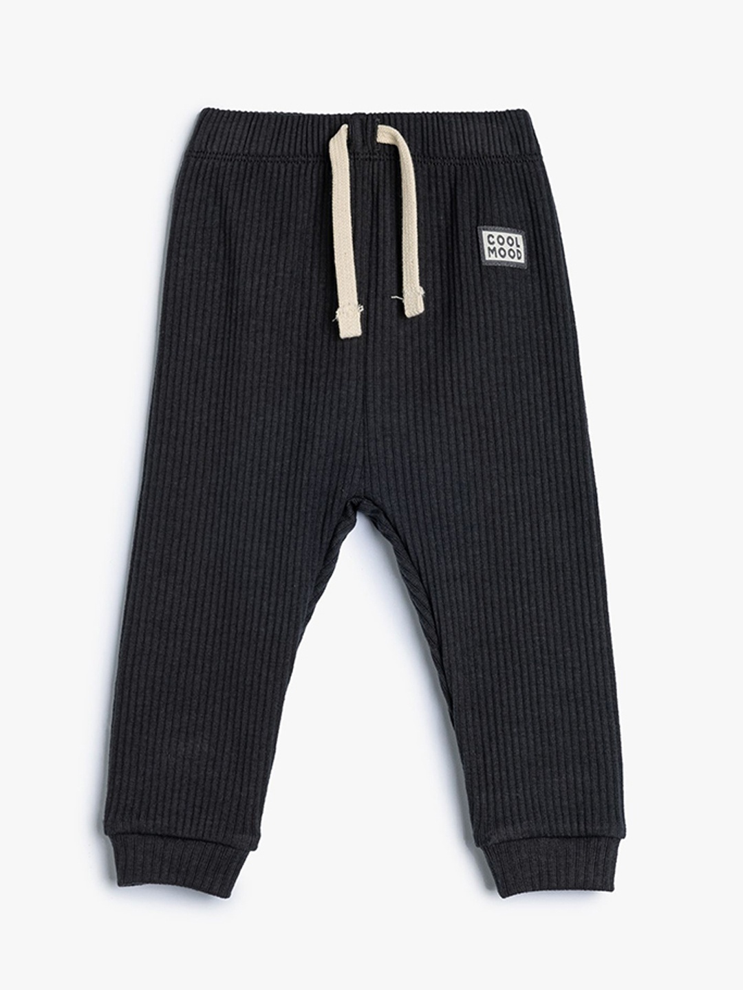 

Koton Boys Mid-Rise Cotton Joggers, Black