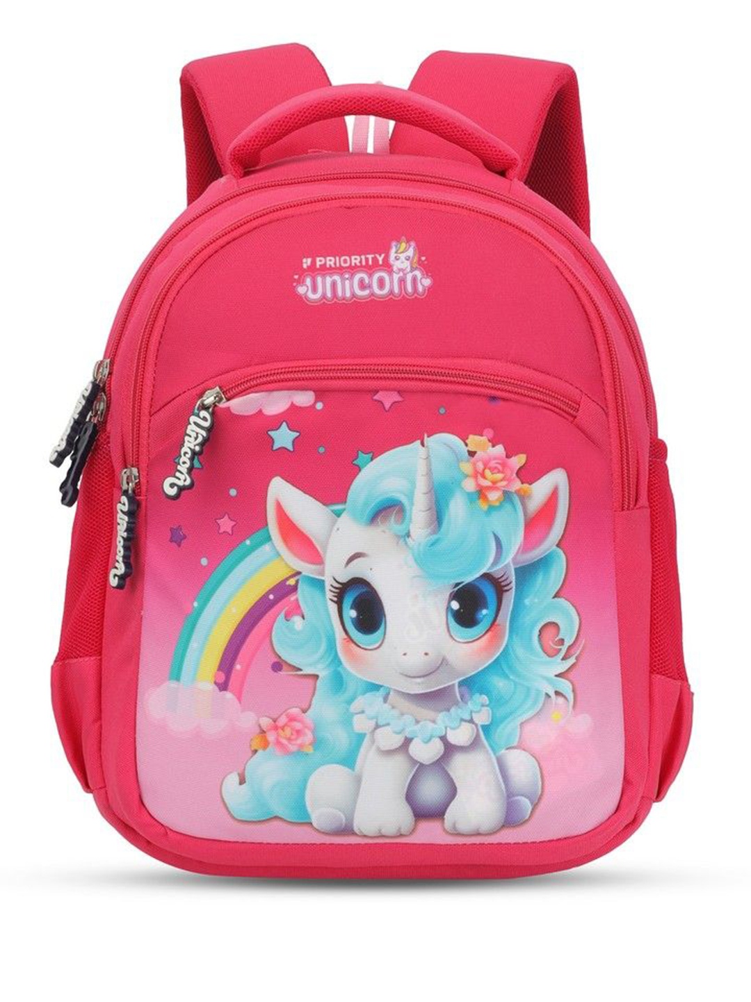 

Priority Girls Unicorn Printed Backpack, Pink