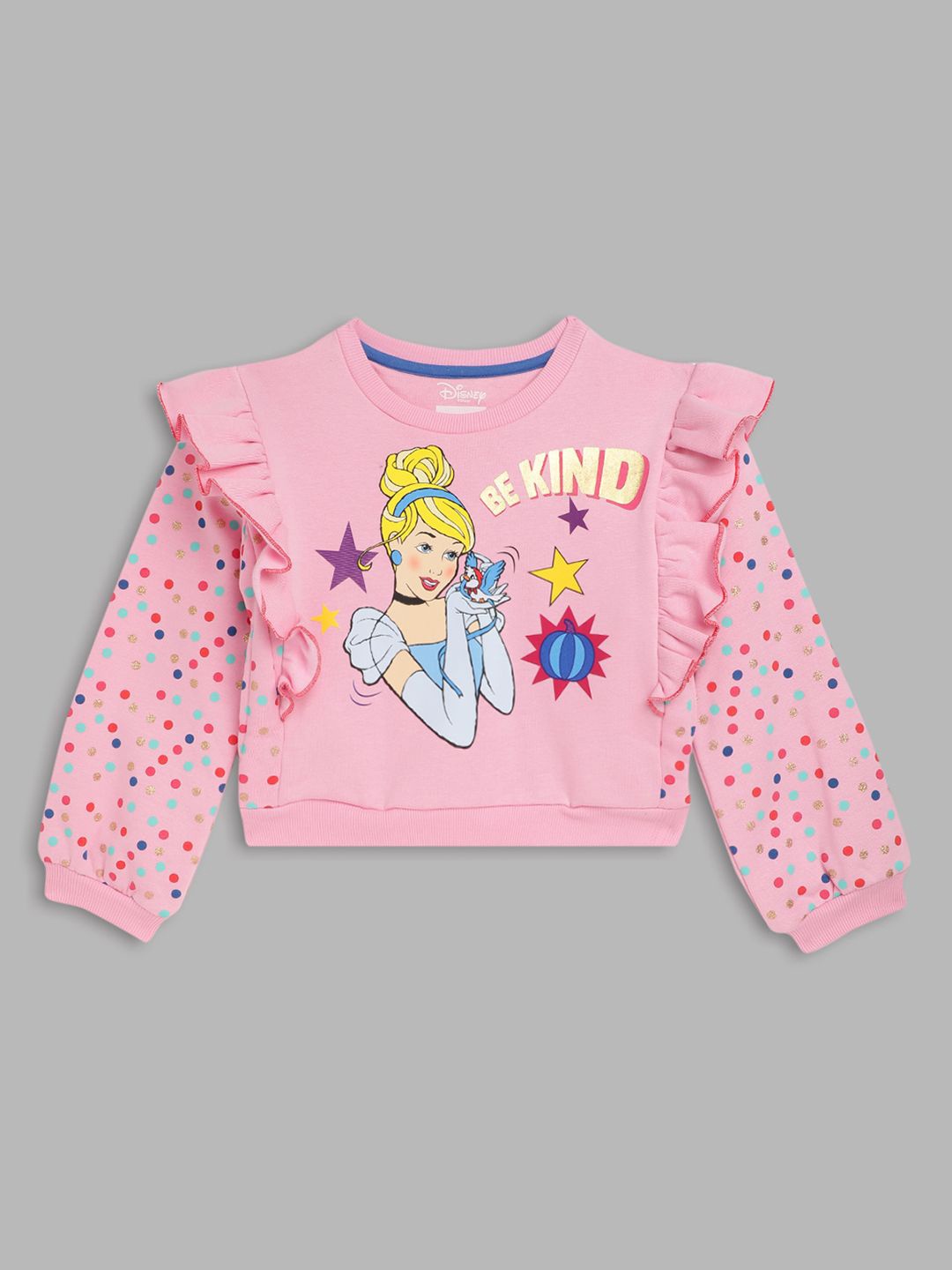 

Blue Giraffe Girls Printed Sweatshirt, Pink