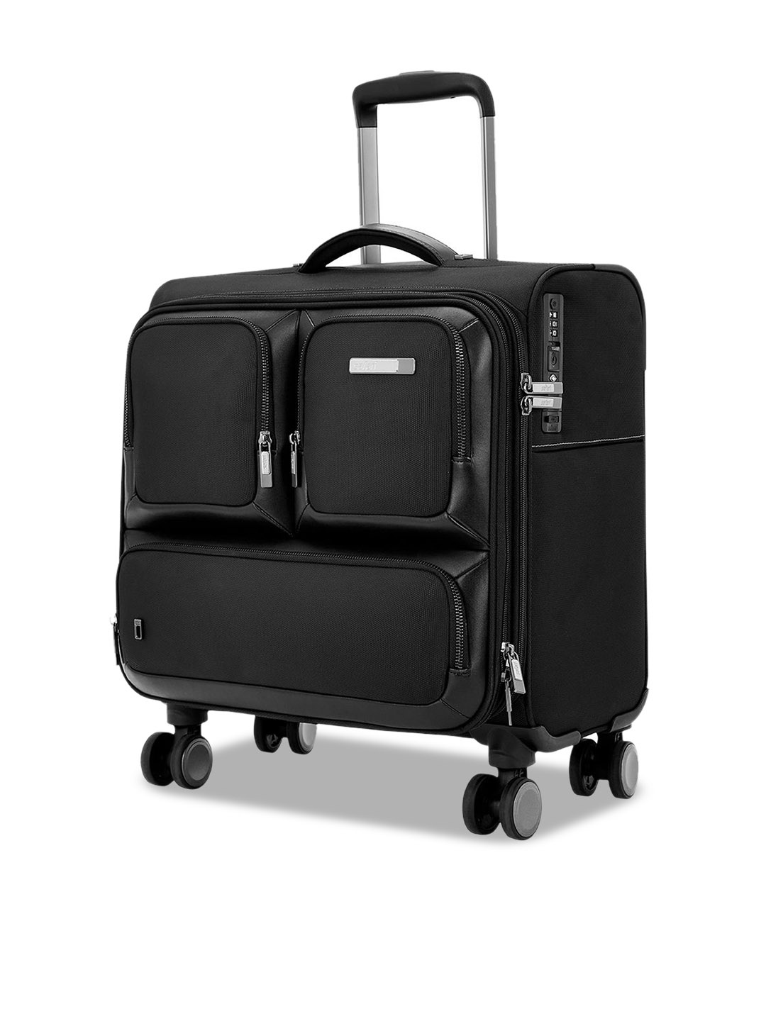 

Safari Phoenix Soft Sided Small Laptop Trolley Bag, Black