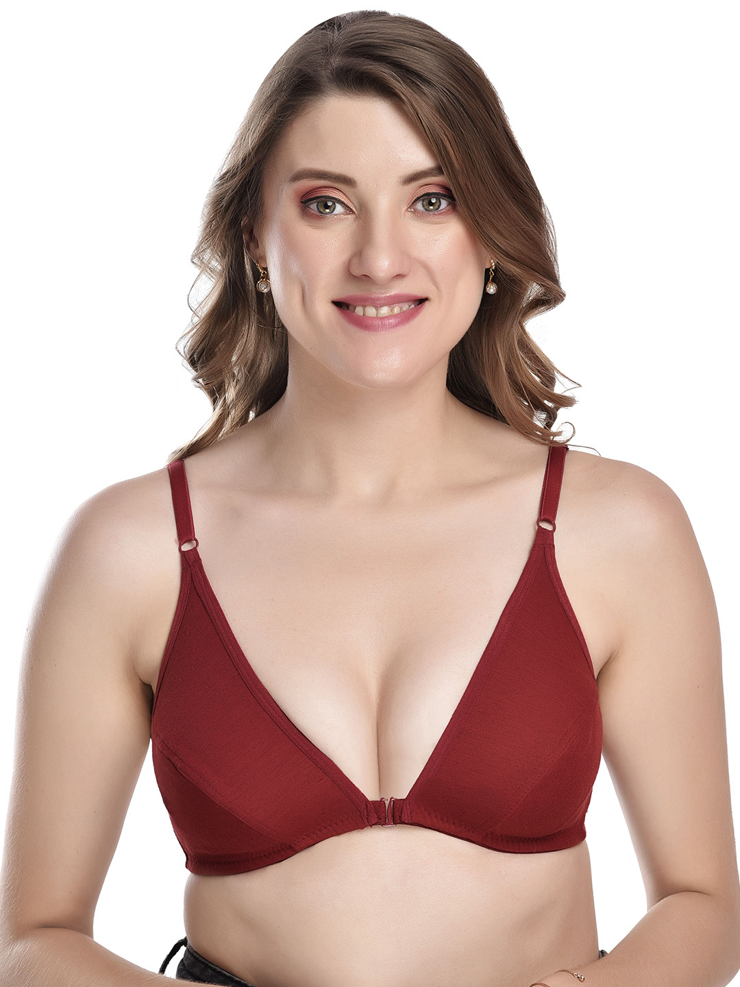 

New Blue Eyes Bra Full Coverage, Maroon