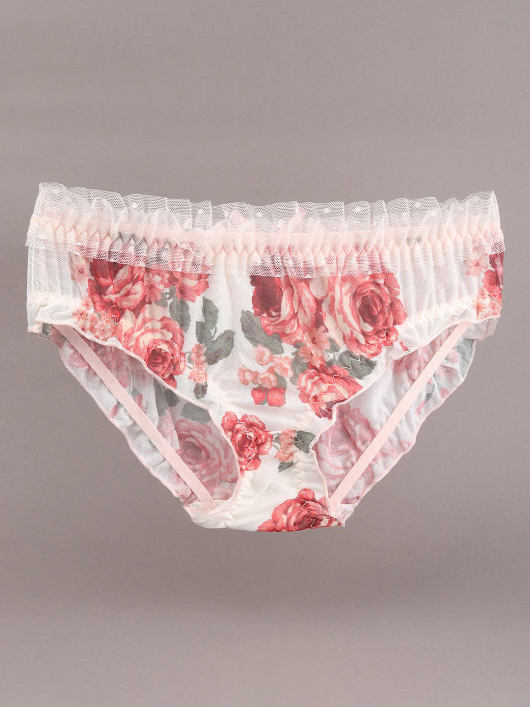 

ODETTE Printed Seamless Hipster Briefs for women, Orange