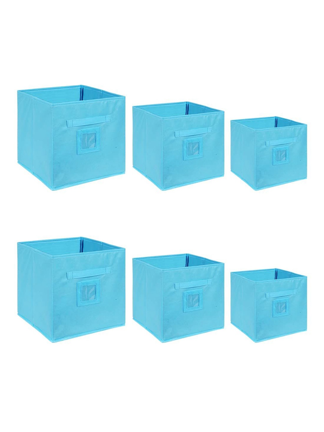 

prettykrafts Blue 6 Pieces Drawer Organisers